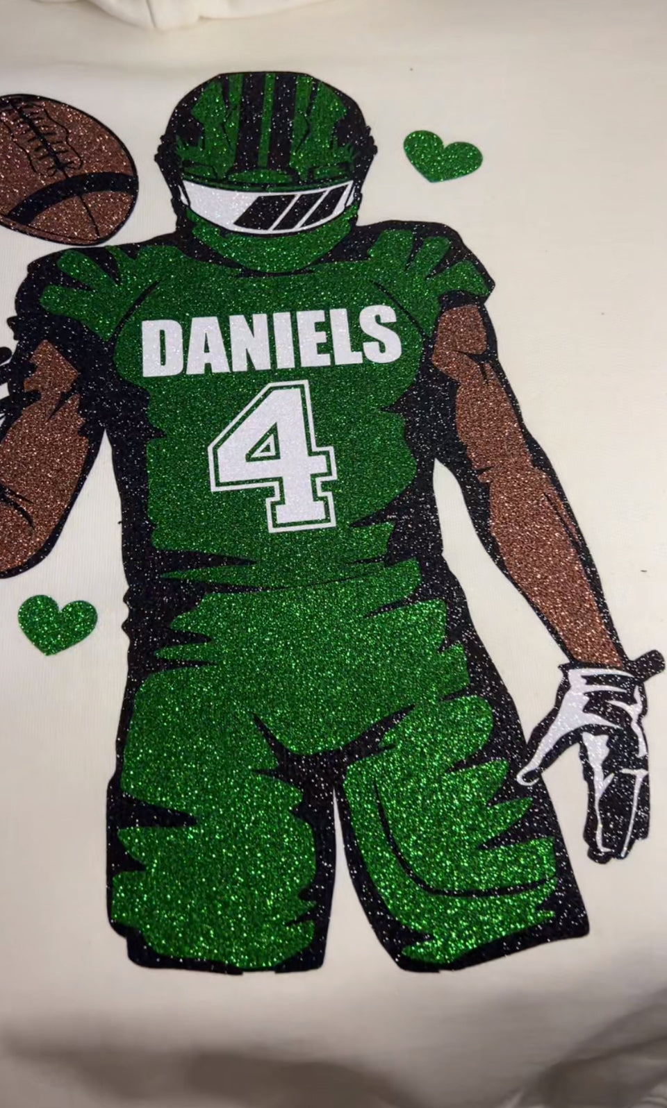 customized football player