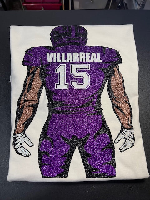 customized football player