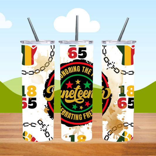 Juneteenth  tumbler